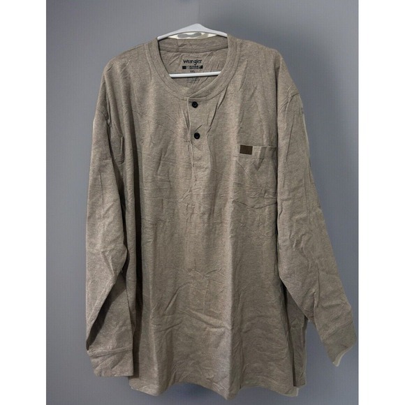 Riggs Workwear by‎ Wrangler Long Sleeve Pocket T-Shirt Men's Size 2X - Picture 1 of 4